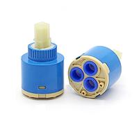 MtalNumbeor 25/35/40mm Ceramic Disc Faucet Cartridge PP Replacement Part (B-35MM)