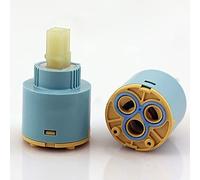 MtalNumbeor 25/35/40mm Ceramic Disc Faucet Cartridge PP Replacement Part (D-35MM)