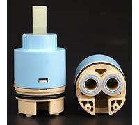 MtalNumbeor 25/35/40mm Ceramic Disc Faucet Cartridge PP Replacement Part (F-35MM)
