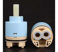 MtalNumbeor 25/35/40mm Ceramic Disc Faucet Cartridge PP Replacement Part (G-40MM)