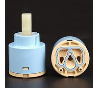MtalNumbeor 25/35/40mm Ceramic Disc Faucet Cartridge PP Replacement Part (N-35MM)