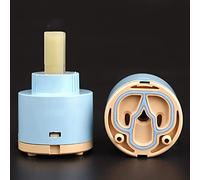 MtalNumbeor 25/35/40mm Ceramic Disc Faucet Cartridge PP Replacement Part (O-40MM)