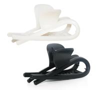 Mtandyx Hair Clips for Women 4.3 Inch Large Hair Claw Clips for Women,claw clip for thick hair,fashion cute hair clips,her gift - hair accessories,Jelly white/frosted black 2 colors.