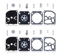 Mtanlo 2pcs Carburettor Gasket for Stihl FS 38 45 55 46 FS38 FS45 FS55 FS46 HS45 BG45 BG85 MM55 BT45 C1Q-S66 Trimmer Carburettor Gasket Membrane Repair Kit