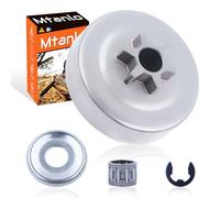 Mtanlo 3/8"-6T Spur Sprocket Clutch Drum Kit for Stihl MS171 MS181 MS211 MS 171 181 211 Chainsaw Replacement Parts with Needle Cage Bearing Washer Clip