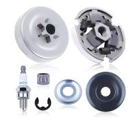 Mtanlo 3/8 Spur Sprocket Clutch Cover Kit for Stihl MS211 MS171 MS181 MS171C MS181C MS211C Chainsaw Replacement Parts 6 Teeth # 1139 160 2000 with Needle Bearing Spark Plug E-Clip
