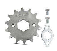 Mtanlo 428-14T Front Sprocket 17mm Teeth Motorcycle Engine Sprocket Chain Bevel Sprockets Engine,428-14T Front Sprocket for 50cc 70cc 90cc 110cc 125cc Dirt Pit Bike Mini Bike ATV 4 Wheels Moped