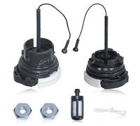 Mtanlo Fuel Tank Caps Oil Cap For Stihl MS200 MS210 MS230 MS250 MS270 MS280 MS310 MS390 MS391 MS340 MS341, Replacement for 0000 350 0525 000035005350053 30000 0 350 0526
