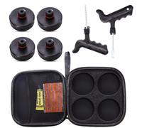 Mtanlo Lifting Jack Pad for Tesla Model 3/S/X/Y, Jack Pad Washers Rubber Lifting Pad with Storage Case, for Tesla Jack Rubber Pad Adapter Tool with 4 x Washers Accessories (Pack of 9)