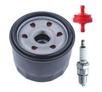 Mtanlo Oil Filter for MTD CR30 CLT38G CLT42G CLT42H 4P90HU 4P90HUA 4P90HUB Troy Bilt TB30 TB30R TB33LS TB42 Engine Lawn Mower 951-12690 751-11501 751 751 1-126 90 with Spark Plug
