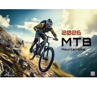 MTB 2026 Mountain Bike Calendar, Premium Wall Calendar, DIN A3 (approx. 42 cm x 30 cm), with Stunning Action Photos for Bicycle Fans