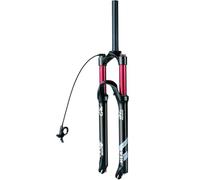 MTB Air Suspension Fork Fit for 26 27.5 29 Inch XC AM Mountain Bicycle Front Fork Ultralight 140Mm Travel QR 9Mm Tapered Steerer 1-1/2'' Rebound Adjust A,26in