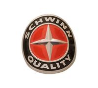 MTB Bike Head Badge Decals Stickers BMX Foldable Bike Frame Sticker (Schwinn(Red))