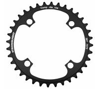 MTB chainring 4-arm d.104 stronglight mono 36t black aluminum 7075 - thickness 3