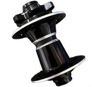 MTB Front Hub 15x100mm Thru Axle 32 Hole Black | 15x100mm thru-axle, 32-hole flange, disc brake compatible, stiff alignment, for rugged for trail use