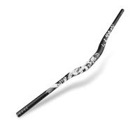 MTB Handlebar, 31.8 * 720/780Mm MTB Swallow-Shaped Handlebar, MTB Handlebar Aluminum Alloy Bicycle Handlebar Riser, for BMX MTB,White,780MM