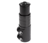 M-Wave Unisex - Adult CP Lift Height Adaptor, Aluminium, for 1 1/8", Height Adjustable, Black