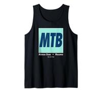 MTB Mountain Biking Funny Biker Downhill Trail Art Tank Top