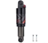 MTB Rear Shock Absorber with Air Spring and Rebound Lockout for Full Suspension Bicycles Compatible with 125mm through 200mm Eye-to-Eye Lengths (200mm)