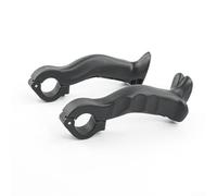 MTB Road Bike Bar Ends 140mm Ergonomic Design | Wear-resistant resin, tough construction, black finish, fits MTB and road bikes, pair included
