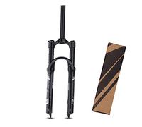 MTB Suspension Fork 26u201d27.5u201d29u201dBike XC Mountain Bike Front Forks Travel 100mm Disc Brake Gas Manual Lockout 1 1/8u201d Straigh Tube QR 9mm