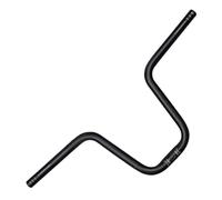 MTB Swallow Handlebar - 25.4mm×600mm Aluminium Alloy, 0-190mm High Rise Bicycle Handlebar Parts(Rise 190mm)