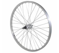 MTB wheel 24" aluminum rear brake pad aluminum hub solid axle freewheel 7-6 spee