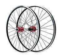 MTB Wheelset 26/27.5/29" V Disc Brake Wheel Set Quick Release Bicycle Wheels Mountain Bike Rim 32H Hub For 7/8/9/10/11/12 Speed Cassette (Color : Red, Size 27.5inch)