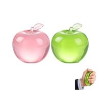 Mtbricey 2 PCS Apple Squishy Fidget Toys Stress Balls Squeezy Squishies Fruit Sensory Stress Relief Toys for Adults Anxiety Relief Desk Toy Realistic Soft Squeeze Fruit Fidget