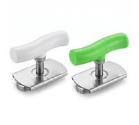 Mtbricey 2PCS Adjustable Jar Opener Multifunctional Bottle Can Opener Ergonomic Can Lid Openers for Easy Grip Stainless Steel Kitchen Tool with Non-Slip ABS Handle for Elderly Seniors Home