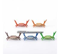 Mtbricey 5PCS Creative Crab Pen Holder Weightlifting Crab Desk Stand Bracket Storage Rack Pencil Holders Desk Supplies Holders Desk Accessories and Workspace Organizers Pen Holder for Desk