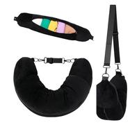 Mtbricey Portable Stuffable Neck Pillow for Travel Multifunctional U Shaped Travel Pillow Bag Fillable with Clothes for Extra Luggage Space Adjustable Strap for Airplane Train Camping