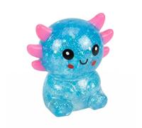 Mtbricey Sitting Salamander Squishy Toy Assorted Slow Rising Squeeze Toy Cute Reptile Shape Stress Relief Fidget Sensory Toy For Adults Teens Desk Novelty Gift Party Bag Filler (Blue)