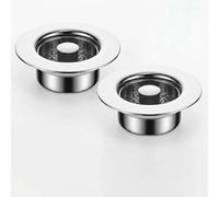 Mtbricey Upgraded 3-in-1 Kitchen Sink Strainer Plug Universal 75-87mm Sink Drain Stopper with Filter Basket Odor Clog Prevention Stainless Steel ABS Base for Kitchen Sink Replacement (2)