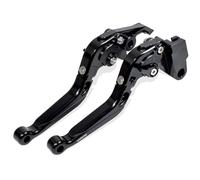 MTCRIGHTER for Triumph Scrambler 900 2023-2026 CNC Folding Extendable Brake Clutch Levers, 6-Position Adjustable Billet Aluminum, (Pair) (Black)