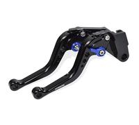 MTCRIGHTER for Triumph Scrambler 900 2023-2026 Shorty Brake Clutch Levers, 6-Position Adjustable CNC Billet Aluminum (Pair) (Blue)