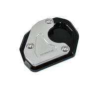 MTCRIGHTER for Triumph Trident 660 2021-2024 Kickstand Side Stand Enlarger Plate CNC Aluminum Alloy Made (Silver)