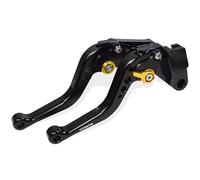 MTCRIGHTER for Yamaha XSR900 2025 2026 Shorty Brake Clutch Levers, 6-Position Adjustable CNC Billet Aluminum (Pair) (Gold)
