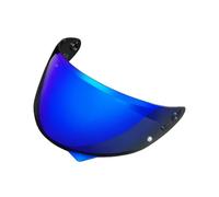 MTDVZR HJ-34P Helmet Visor Replacement,UV Protective Scratch-Resistant Helmet Face Shield Windproof Visor Compatible with HJC C10 (Revo Deep Blue-Day Use Only)
