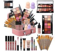 MTDXILTAI All in One Makeup Set Makeup Storage Bag 2 x 14 Colors Eyeshadow Palette Liquid Foundation Eyeliner Contouring Stick