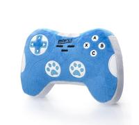 MTERSN Cute Squeaky Dog Toys, Game Controller Plush Toy, Playtime, Blue