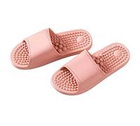 MTFBQ Massage Slipper Accupressure Massage Sandals Feet Meridians Fashion Quick Drying Breathable Shower Slippers, Foot Massgaer Shoes, Spa Shoesr Beach Slipper (Color : Pink, Size : EUR36-37)