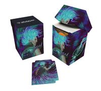 MTG Aetherdrift 100+ Deck Box Borderless Racer featuring Winter, Cursed Rider