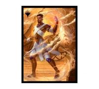 MTG Aetherdrift Deck Protector Sleeves Borderless Racer Basri, Tomorrow's Champion (100)