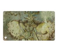 MTG Aetherdrift Playmat Borderless Racer featuring Aatchik, Emerald Radian