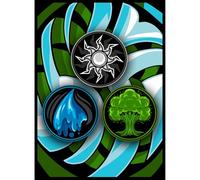 MTG All 26 Color Combination Guilds (White/Blue/Green) - 100ct Matte TCG Card Art Sleeves by Ai Armor