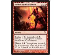 MTG AVR-EN129 Bonfire of the Damned (Red/Mythical Rare)