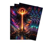 MTG Card Sleeves, 100 Standard Size 66 x 91 mm Deck Protectors, Premium Matte Trading Card Sleeves for MTG Commander and TCG Players (Abyssal Eye)
