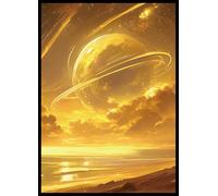 MTG Card Sleeves - Plains - Planet Basic Lands Series - Ultra Clear Front & Matte Finish Back, 100 Count Standard Size Matte Art Sleeve for Magic The Gathering