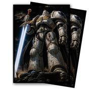 MTG Card Sleeves, Ultra Clear Front & Matte Finish Back, 100 Count Standard Size Matte Art Sleeve for Magic The Gathering (Doomsday Mecha)